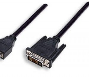 372503 Cable HDMI Macho a DVI-D 24+1 Macho, Enlace Dual, Negro, 1.8m.