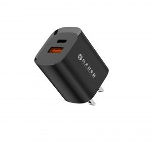 CARGADOR DE PARED NA-0143 USB-A + USB-C