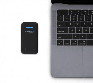 OV-S65W Adaptador de Corriente GaN 65W con puertos PD 3.0 & QC 4.0 Sin Cables (USB C + USB A) marca Ovaltech