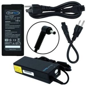 CARGADOR/ADAPTADOR DE CORRIENTE C/CABLE OTAC-E60 PARA COMPUTADORA PORTATIL + USB  65W, 19V 3.42A (4.0*1.35) USB salida: 5V, 2.1Amp MARCA OVALTECH