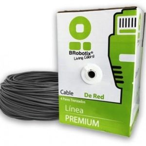 Bobina UTP,  CAT5e, 305 m, Interior, Gris, Interior, CCA, BROBOTIX 065740