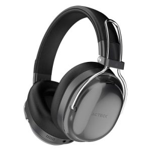 Audífonos Inalámbricos Bluetooth Luxe Pure HP730 Acteck Elite Series Cancelación de ruido activo  hibrido, Color Negro. AC-940870