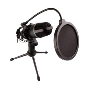 PC-110583 Microfono para Streaming con Tripié Reducción de Ruido Noise Barrier | PERFECT CHOICE