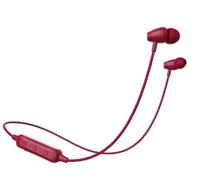 Audífono Bluetooth Naceb Technology NA-0314R, Rojo, Bluetooth, Universal