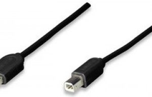 342650 Cable USB Para impresora USB-A a USB- B Macho-Macho, Negro, 1.8 m,