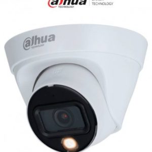 Cámara DAHUA HDW1239T1P-A-LED-0280B-S6, cámara domo de 2mp, lente de 2.8mm, 100°, micrófono integrado, luz blanca 15 m