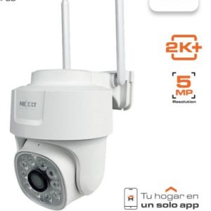 Cámara PTZ Wi-Fi® NEXXT modelo NHC-OP10/ Exterior / Resolución 2K+ / zoom digital 6x. /Detección de movimiento, comp. con Alexa, Google
