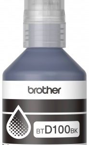 Botella de tinta Brother BTD100BK negro, rendimiento aproximado 7,500 páginas, compatible con DCPT230, DCPT530DW, DCPT730DW, MFCT930DW