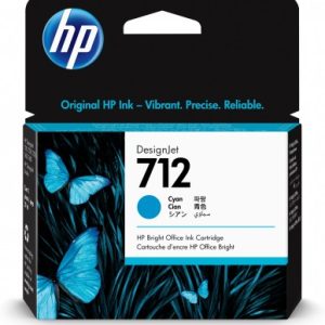 Tinta HP 712, 3ED67A, Cian 29ml