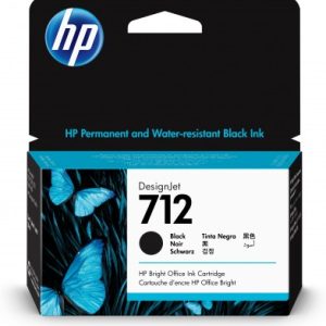 Tinta HP 712, 3ED70A, Negro 38ml
