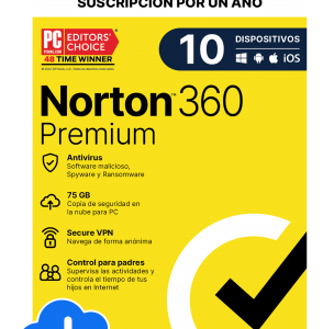 ESD Norton 360 Premium 10 Dispositivos 2 Años 21437347