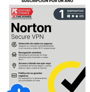 ESD Norton WiFi VPN P Seg 1 Dispositivos 2 Años 21437344