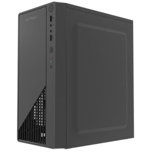 Gabinete Mini Torre Acteck KIOTO GC220F ESSENTIAL SERIES Factor de forma: Mini Torre, Tarjetas madre compatibles: Micro ATX y Mini ITX