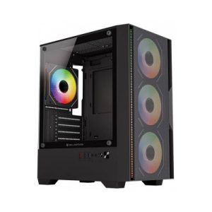 Gabinete Gamer Mini Torre NITROX EDGE PRO AIRCOOL 4900C