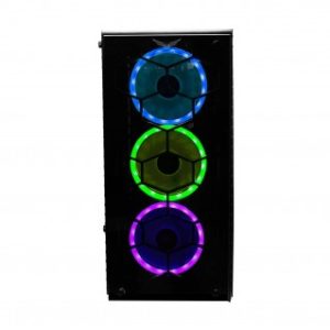 Gabinete Gaming Naceb Technology HYDRA Crystal Case NA-0602,ATX, Negro