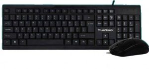 Kit Teclado Estándar y Mouse ACTECK AC-928984   , Estándar, 105 teclas, Negro
