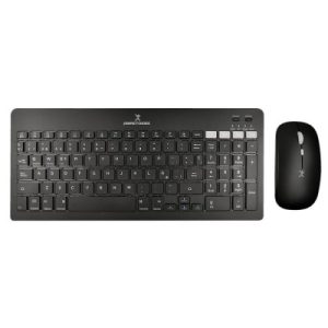 Kit Teclado + Mouse Recargable Inalámbrico + BT Zebrary Color Negro | PERFECT CHOICE