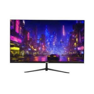 Monitor Plano Oasis 32 NA-0643 Panel VA Gaming, resolución QHD 2560 × 1440, frecuencia 180 Hz, respuesta de 1 ms, Adaptive Sync y bocinas integradas.