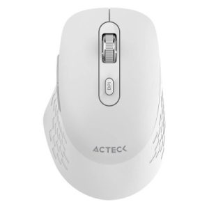 Mouse Acteck  Optimize Flow MI480 Mouse Optico Inalámbrico, Conexión Dongle 2.4MHz, Rango de Conexión 10m, 5 Botones + Scroll