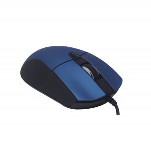 Mouse Naceb Technology NA-0115A, Azul, 6 botones, Alámbrico, Óptico, 800 - 2400 DPI