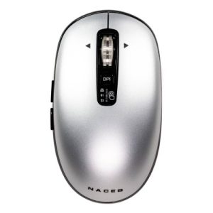 Mouse Inalambrico Naceb Slim Gris NA-0131G