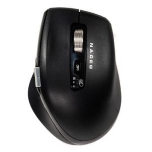 Naceb Mouse Inalambrico Doble Scroll  NA-0133