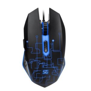 Mouse Iluminado Alámbrico Gamer VORAGO Start the Game MO-501, 3,200 DPIs