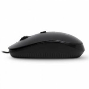 Mouse Alámbrico VORAGO MO-100 , Negro, Alámbrico, Óptico, 1200 DPI