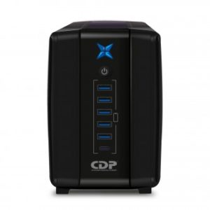 No-Break CDP R-UPR1008 1000VA/500W UPS Interactiva AVR 8 Salidas, 300 Julios, 120 Vac