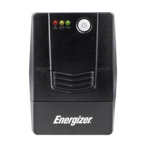No Break Energizer 600VA/360W (ERENUPS6VA). AVR, bat. 12V/7AH, 6 contactos (4 respaldo), LED/Alarma. Cert. RoHS/NOM/CE. 2 años gtía.