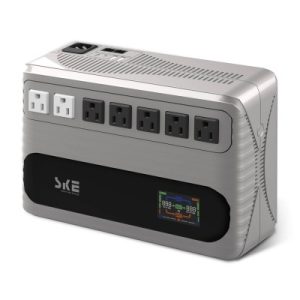 No Break Interactivo SKE Energy GF1000 1000va/600w, Color Plata y Negro, Voltaje de Entrada y Salida 120V