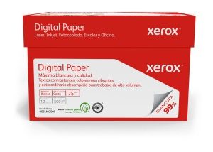 XEROX PAPEL DIGITAL ROJO CARTA 99% BLANCURA