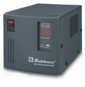 Regulador KOBLENZ ER-2550, 6, Negro, Oficina, 2500 VA, 2000 W