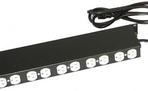 Barra multicontacto NORTH SYSTEM, Negro, 10 contactos.