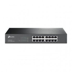 Switch TP-LINK, Gris, 10/100/1000 Mbps, 16ptos, Escritorio