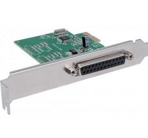 152099 Tarjeta Paralela PCI Express; Se puede instalar en buses PCI Express vía x1, x4, x8 y x16. Se ajusta a ranuras regulares y de bajo perfil