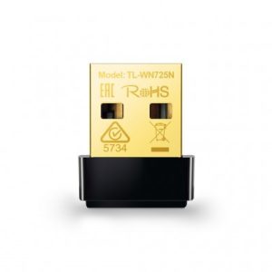 Adaptador USB Nano TP-LINK inalámbrico TL-WN725N, USB, 150 Mbit/s, Negro