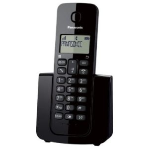 PANASONIC Telefono Inalambrico, Pantalla de 1.4,  Alarma, Stand by, ECO, DECT, negro